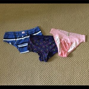 NWOT Set of 3 Victoria Secret Panties